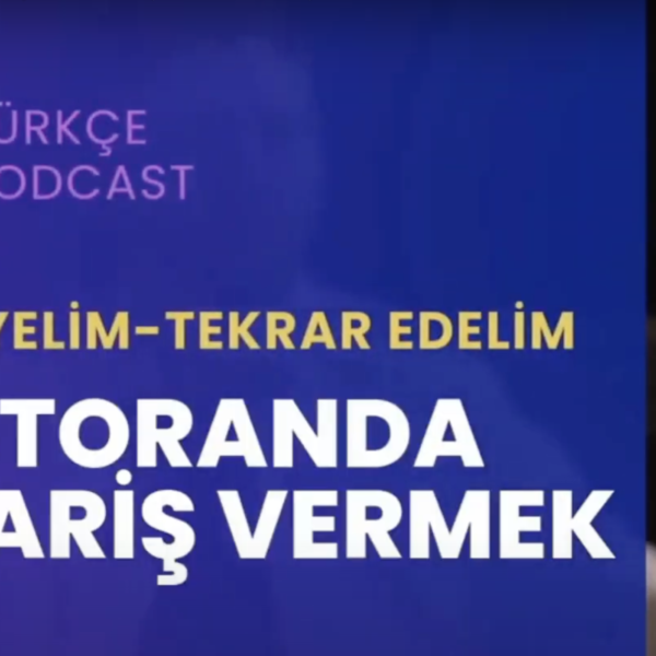Restoranda Sipariş Vermek